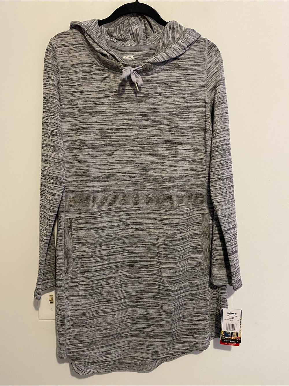 ZeroXposur Heather Gray Hooded Tunic